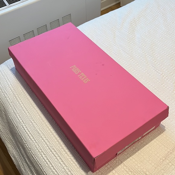 NWT Paris Texas croc embossed leather knee high boots 38.5 - Picture 6 of 7